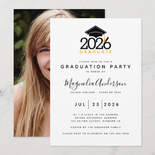 Photo Graduation Party Invitation