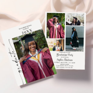 Photo Graduation Party Invite Announcement