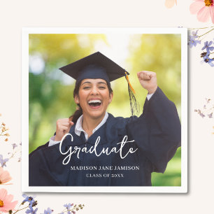 Photo Graduation Party Napkin