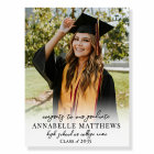 Photo Graduation Party Welcome Sign