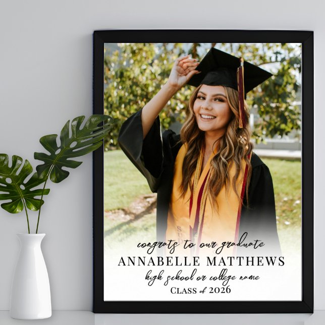 Photo Graduation Party Welcome Sign (Photo Graduation Party Welcome Sign)