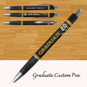 Photo Graduation Pen, Golden, Graduate, Modern