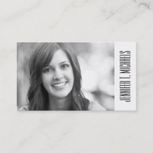 Photo Graduation Red Leopard Pattern Calling Card