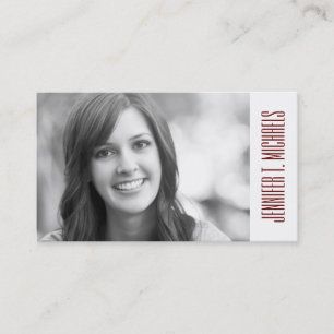 Photo Graduation Retro Hummingbird Pattern Calling Card