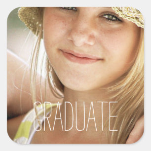 Photo Graduation Seals Modern High School Graduate