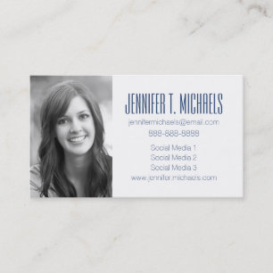 Photo Graduation   Surf Floral Hibiscus Pattern Calling Card