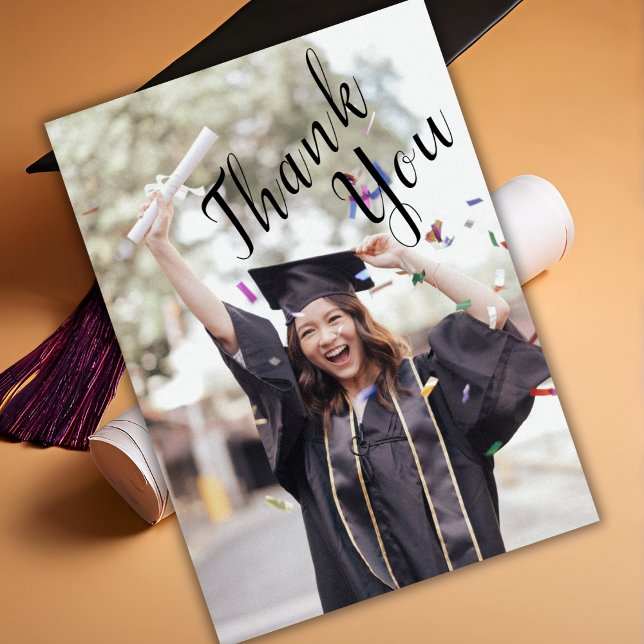 Photo Graduation Thank You Card (Creator Uploaded)