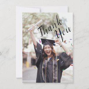 Photo Graduation Thank You Card