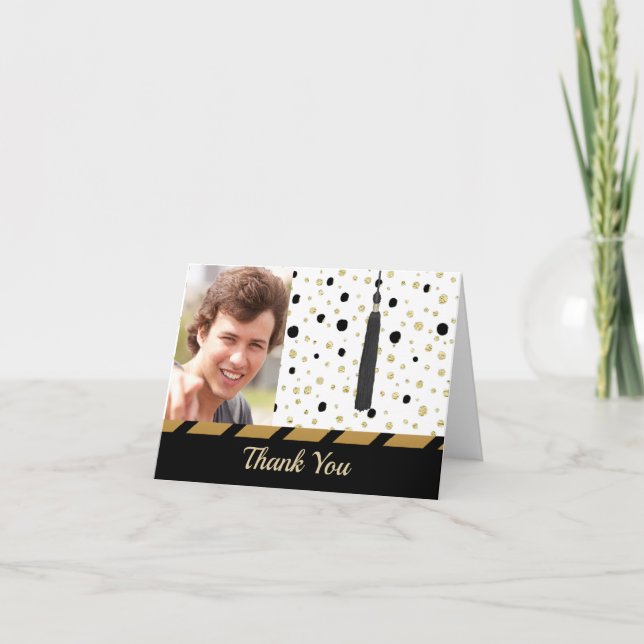 Photo Graduation Thank You Note Cards (Front)