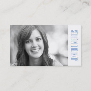 Photo Graduation Tropical Pineapple Pattern Calling Card
