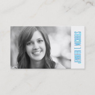 Photo Graduation Vintage Style Seashell Pattern Calling Card