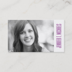 Photo Graduation Water Colours Calling Card