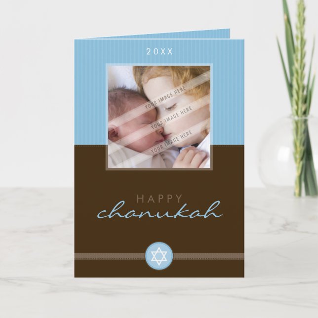 PHOTO GREETING CARD :: stripedstitch 1P (Front)