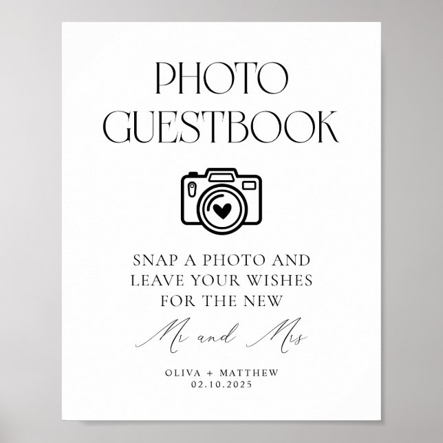 Photo Guest Book Wedding (Front)