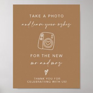 Photo Guestbook   Modern Minimalist Wedding Sign