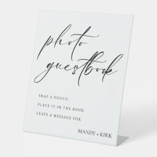Photo Guestbook Sign – Please Snap a Photo & Sign 