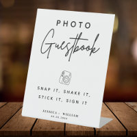 Photo Guestbook Snap It Shake it Stick It Sign it