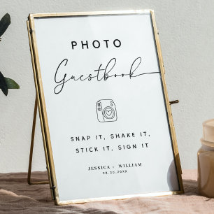 Photo Guestbook Snap It Shake it Stick It Sign it 