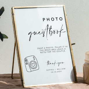 Photo Guestbook   wedding guest book sign