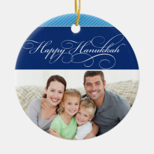 PHOTO HANUKKAH ORNAMENT :: lovely type 1