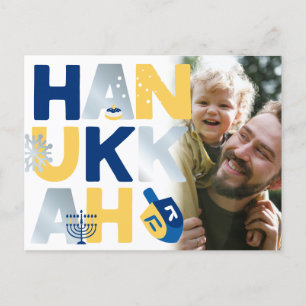 Photo Hanukkah Postcard