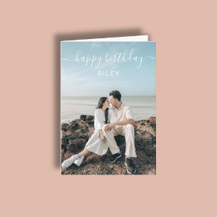 Photo Happy Birthday Card