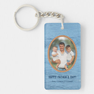 Photo Happy Fathers Day Dad  Key Ring