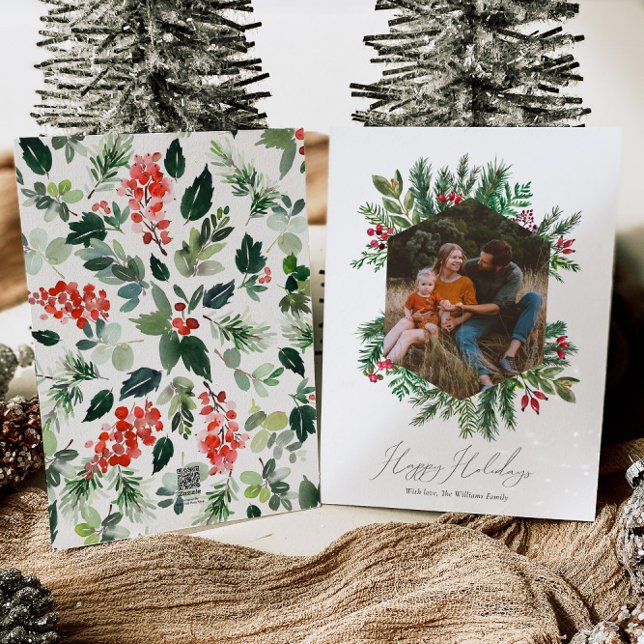 Photo Happy Holidays Card (Creator Uploaded)