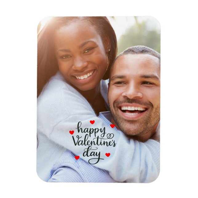 Photo Happy Valentine's Day Magnet (Vertical)