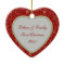 Photo Heart Christmas Ornament