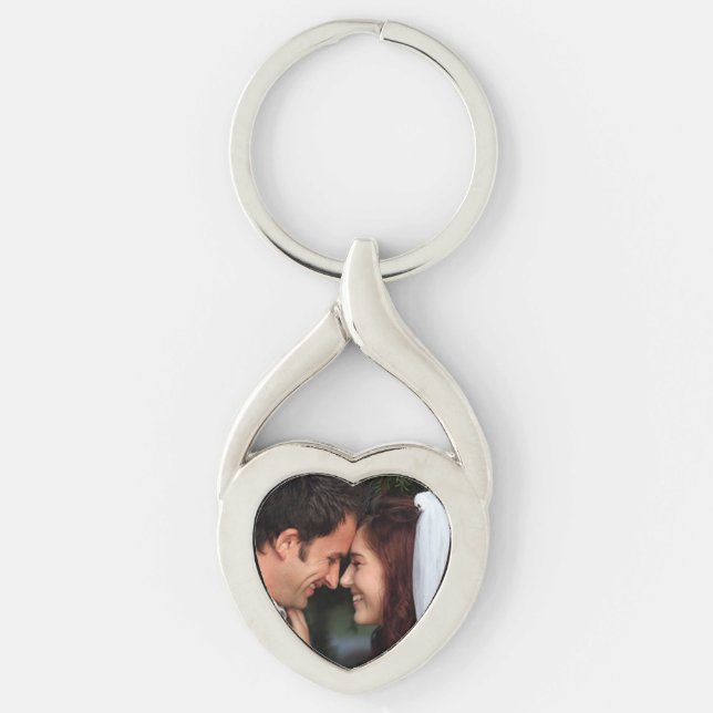 Photo Heart Keychain (Front)