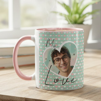 Photo Heart Mug