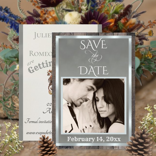 Photo & Heart - Sage Save The Date (Creator Uploaded)