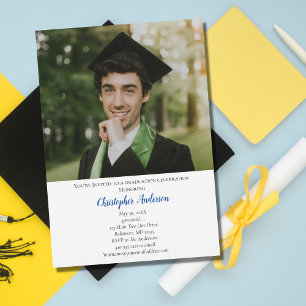 Photo High School College Graduation Party  Invitation