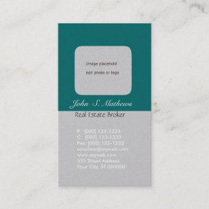 Photo Holder   Real Estate Agent   Real Estate Business Card