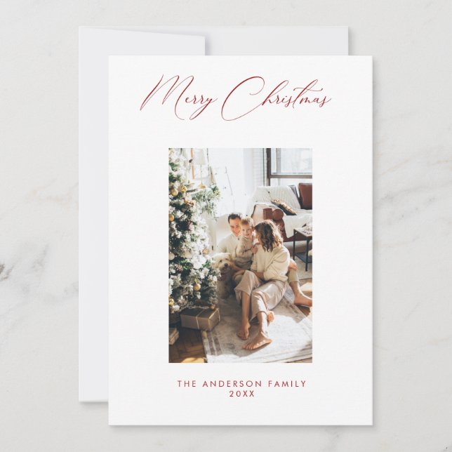 Photo Holiday Card (Front)