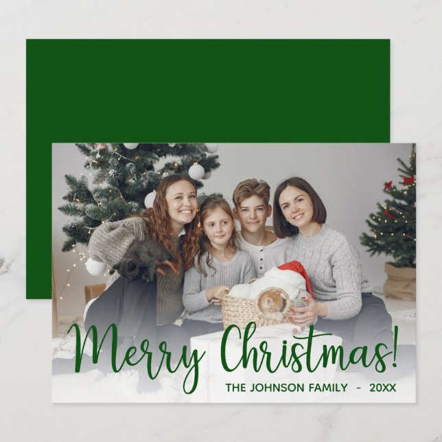 Photo Holiday Card (Front/Back)
