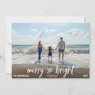 PHOTO HOLIDAY CARD   Beach Coastal Christmas