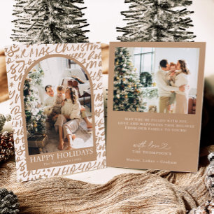 Photo Holiday Card, Modern Christmas Card
