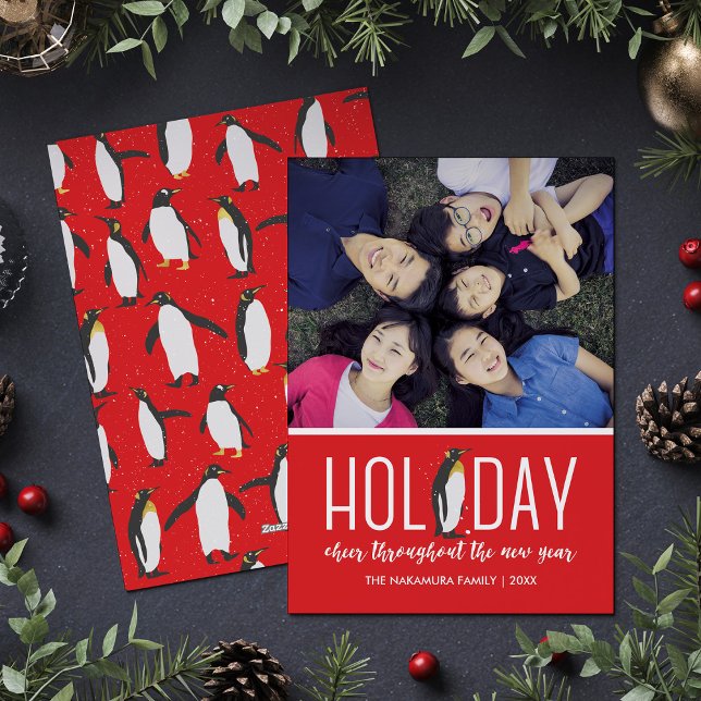 Photo Holiday Penguin Cheer (Creator Uploaded)