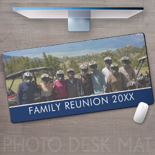 Photo Horizontal or Panoramic Family Reunion Desk Mat