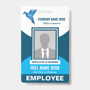 Photo Hospital Medical Company Any Colour Template ID Badge