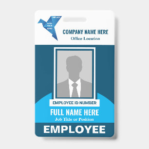 Photo Hospital Medical Company Any Colour Template ID Badge