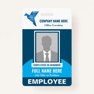 Photo Hospital Medical Company Any Colour Template ID Badge