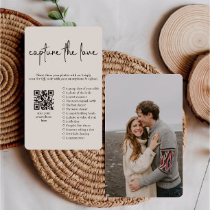 Photo Hunt I Spy Wedding Game Capture The Love QR Invitation
