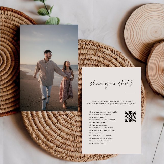 Photo Hunt I Spy Wedding Game Capture The Love QR Invitation (Creator Uploaded)