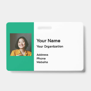 Photo I.D. Security Badge – Professional ID Badge