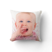 Photo "I love Mum" Gift Pillow