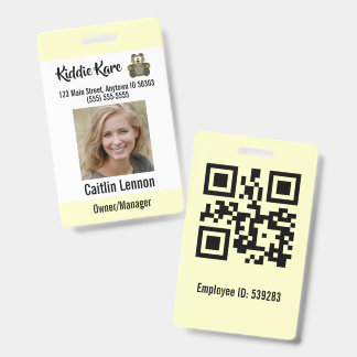 Photo ID Badge