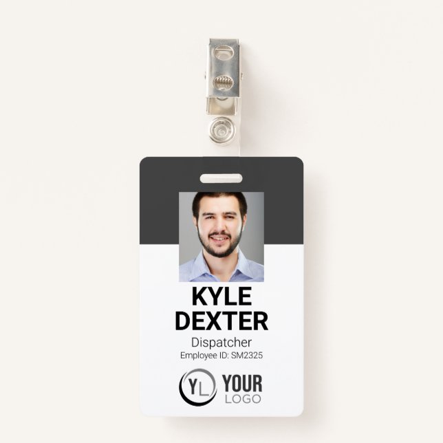 Photo ID Badge (Front with Clip)